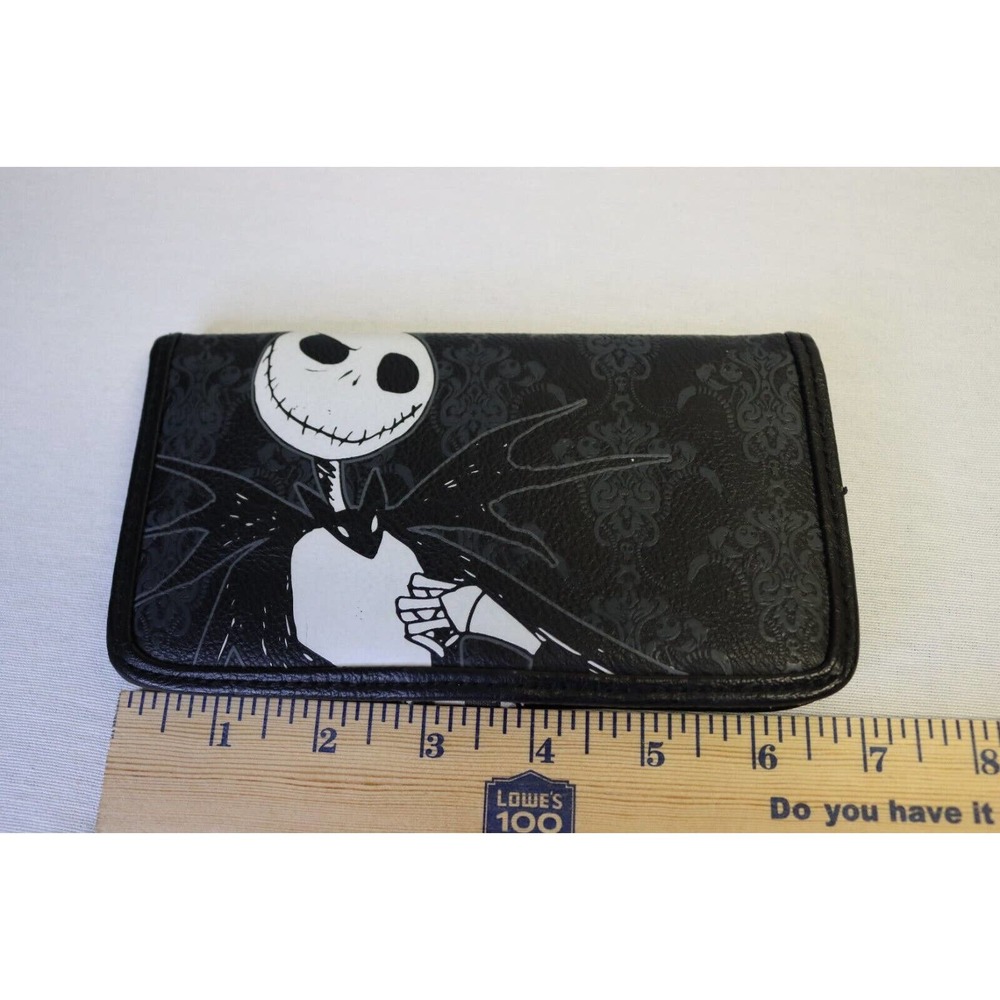 The Nightmare Before Christmas Wallet Button Closure Credit Card Holder Box F